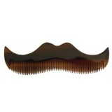 Pieptan pentru Barba si Mustata - Morgan's Amber Moustache Comb